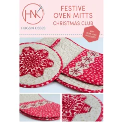 Festive Oven Mitts Christmas Club Pattern