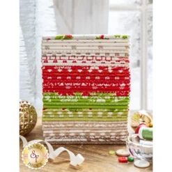 Christmas Stitched 35 FQ Set By Fig Tree & Co. For Moda Fabrics