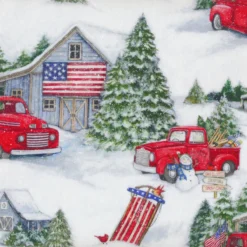 Springs Creative Christmas 2022 Snow And Trucks By Springs Creative