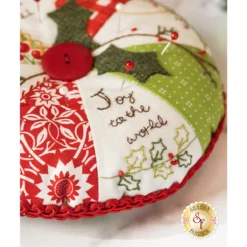 Christmas Pie Pincushion Kit -Fabric Hub Christmas Store pid 137142 christmaspiepincushion christmasstitched secondaryimage2