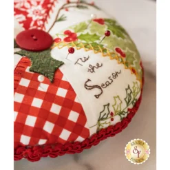 Christmas Pie Pincushion Kit -Fabric Hub Christmas Store pid 137142 christmaspiepincushion christmasstitched secondaryimage4