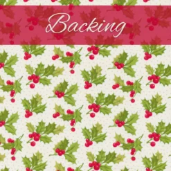 Christmas Stitched Quilt Backing 2-3/4 Yards