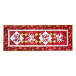 Holiday Bells Table Runner Kit - Christmas Joy - Red -Fabric Hub Christmas Store pid 140631 holidaybellstablerunner christmasjoy red secondaryimage6 nomark
