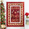 Christmas Joy Quilt Kit - Red