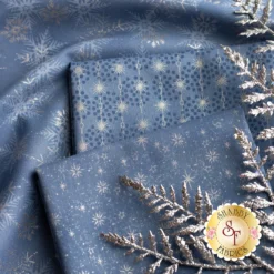 Stof Christmas 2023 - 7 FQ Set Light Blue/Silver By Stof Fabrics -Fabric Hub Christmas Store pid 140682 stofchristmas2023 lightbluesilver secondaryimage 4