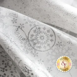 Stof Christmas 2023 - 9 FQ Set White/Silver By Stof Fabrics -Fabric Hub Christmas Store pid 140685 stofchristmas2023 whitesilver secondaryimage 2