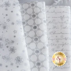 Stof Christmas 2023 - 9 FQ Set White/Silver By Stof Fabrics -Fabric Hub Christmas Store pid 140685 stofchristmas2023 whitesilver secondaryimage 3