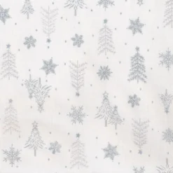 Stof Christmas - Frosty Snowflake 4590-103 White/Silver By Stof Fabrics