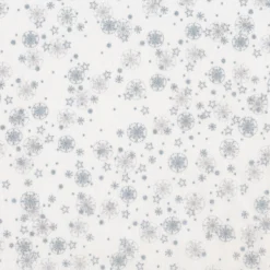 Stof Christmas - Frosty Snowflake 4590-107 White/Silver By Stof Fabrics
