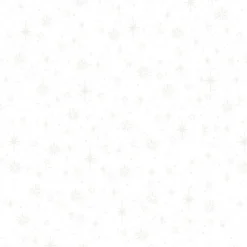 Stof Christmas - Frosty Snowflake 4590-115 White/Pearl By Stof Fabrics REM #3