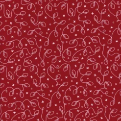 Redwork Christmas 839-88 Red By Mandy Shaw For Henry Glass