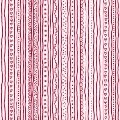 Redwork Christmas 840-08 Red/Cream By Mandy Shaw For Henry Glass REM