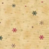 Stof Christmas - Frosty Snowflake 4590-206 Beige/Gold By Stof Fabrics