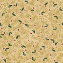 Stof Christmas - Frosty Snowflake 4590-207 Beige/Gold By Stof Fabrics