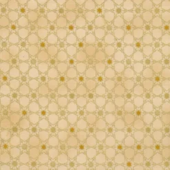Stof Christmas - Frosty Snowflake 4590-209 Beige/Gold By Stof Fabrics
