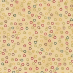 Stof Christmas - Frosty Snowflake 4590-213 Beige/Gold By Stof Fabrics