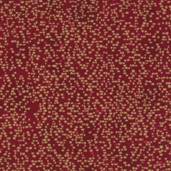 Stof Christmas - Frosty Snowflake 4590-401 Red/Gold By Stof Fabrics