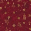 Stof Christmas - Frosty Snowflake 4590-403 Red/Gold By Stof Fabrics REM