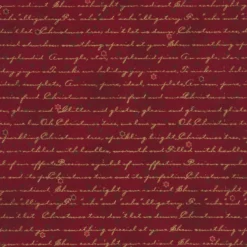 Stof Christmas - Frosty Snowflake 4590-404 Red/Gold By Stof Fabrics