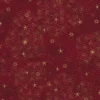 Stof Christmas - Frosty Snowflake 4590-405 Red/Gold By Stof Fabrics
