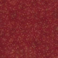Stof Christmas - Frosty Snowflake 4590-406 Red/Gold By Stof Fabrics