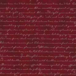 Stof Christmas - Frosty Snowflake 4590-417 Red/Silver By Stof Fabrics