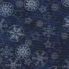 Stof Christmas - Frosty Snowflake 4590-600 Blue/Silver By Stof Fabrics