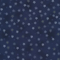 Stof Christmas - Frosty Snowflake 4590-604 Blue/Silver By Stof Fabrics