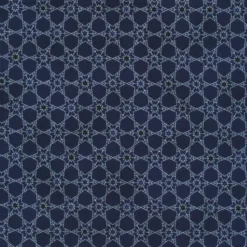 Stof Christmas - Frosty Snowflake 4590-606 Blue/Silver By Stof Fabrics