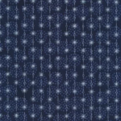 Stof Christmas - Frosty Snowflake 4590-607 Blue/Silver By Stof Fabrics