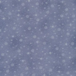 Stof Christmas - Frosty Snowflake 4590-610 Light Blue/Silver By Stof Fabrics