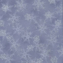 Stof Christmas - Frosty Snowflake 4590-611 Light Blue/Silver By Stof Fabrics