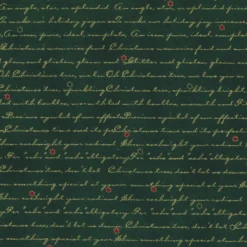 Stof Christmas - Frosty Snowflake 4590-804 Green/Gold By Stof Fabrics