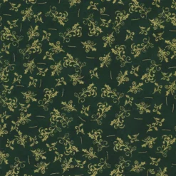 Stof Christmas - Frosty Snowflake 4590-806 Green/Gold By Stof Fabrics