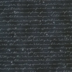 Stof Christmas - Frosty Snowflake 4590-911 Black/Silver By Stof Fabrics