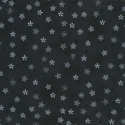Stof Christmas - Frosty Snowflake 4590-912 Black/Silver By Stof Fabrics