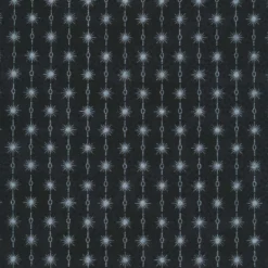Stof Christmas - Frosty Snowflake 4590-915 Black/Silver By Stof Fabrics