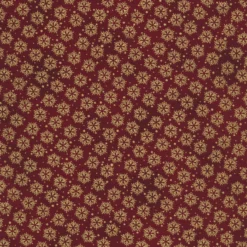 Stof Christmas - Twinkle 4590-013 Red Tiny Snowflakes By Stof Fabrics