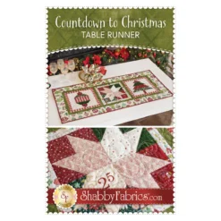 Countdown To Christmas Table Runner Pattern