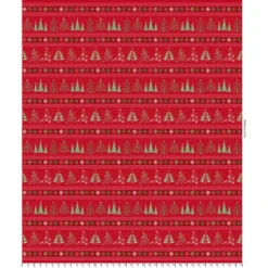 Christmas Night MAS10351-R Border Print From Maywood Studio