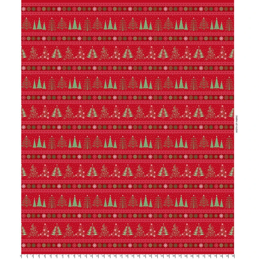 Christmas Night MAS10351-R Border Print From Maywood Studio 3 Christmas Night MAS10351-R Border Print From Maywood Studio