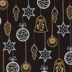 Christmas Shine 20716-BLK By 3 Wishes Fabrics