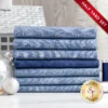 Stof Christmas 2023 - 7 Half Yard Set Light Blue/Silver By Stof Fabrics