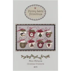 Mini Mittens Christmas Ornaments Pattern