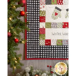 Hometown Christmas Quilt Kit -Fabric Hub Christmas Store pid 161835 hometownchristmas blizzard secondaryimage13