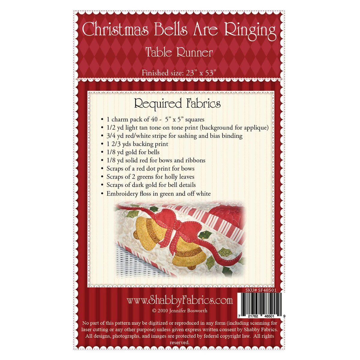 Christmas Bells Are Ringing Pattern - PDF Download 4 Christmas Bells Are Ringing Pattern - PDF Download - Image 2