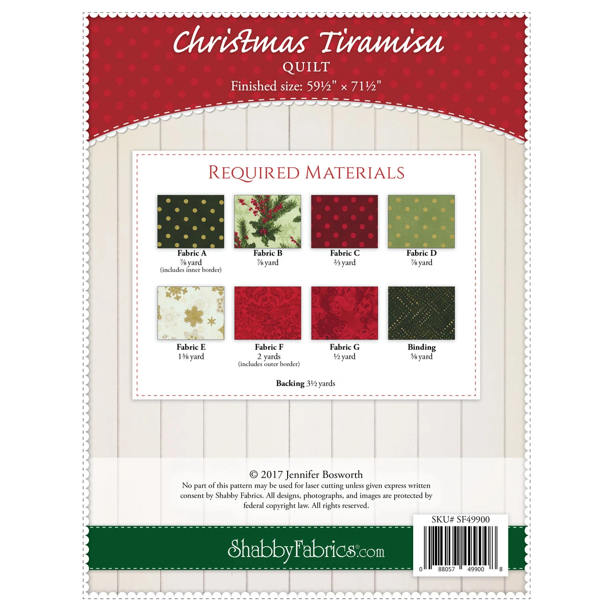 Christmas Tiramisu Quilt Pattern 4 Christmas Tiramisu Quilt Pattern - Image 2