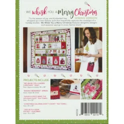 We Whisk You A Merry Christmas Book - Sewing Version -Fabric Hub Christmas Store pid 76491 p wewhiskyouamerrychristmas sewingversion back