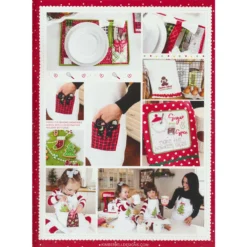 We Whisk You A Merry Christmas Book - Machine Embroidery Version -Fabric Hub Christmas Store pid 76492 p wewhiskyouamerrychristmas meversion projects